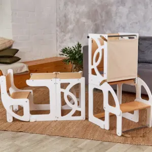Convertible Toddler Learning Tower & Table Set