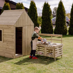 Wooden Mud Kitchen Outdoor Sensory Table