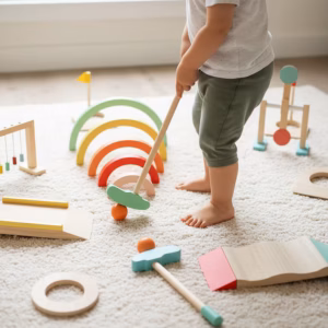 Personalized Wooden Golf Toy for Kids