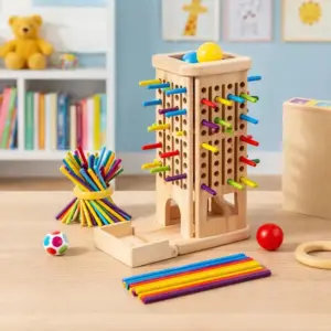 Wooden Balance & Drawing Board Learning Toy