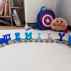 Personalized Name Letter Train Toy