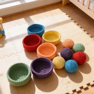 Crochet Color Sorting & Matching Toy