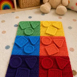 Crochet Color & Shape Sorting Matching Game